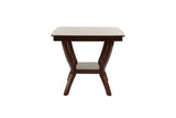 Dining Table Counter Height Dining Table 1pc Table w Shelve Solidwood Espresso Finish Dining Room B011P207141