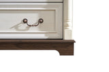 Farmhouse Style 6 Drawer Dresser Chest with Base Wooden Rustic Chest of Drawers, Storage Dresser W2393P252364