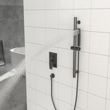 Shower System with Adjustable Slide Bar,10 Inch Wall Mounted Square Shower System with Rough-in W124382386