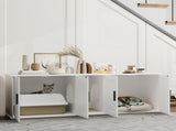 Wooden Cat House 58139632