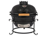 13in Round Ceramic Charcoal Grill Black 06062545