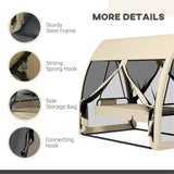 Garden rocking chair with canopy 23497304