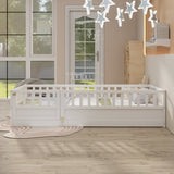 Twin Size Floor, integral construction with super high security barrier, door, children's floor W1858P164938