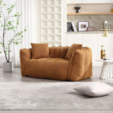 Soft beanbag chair with high resilience foam core for two people. The comfortable square recliner W1996P182159