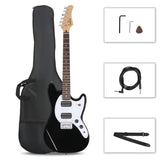 ZNTS Full Size 6 String H-H Pickups GMF Electric Guitar with Bag Strap 09474853