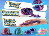 8" 3D Printed Dragon Eggs, Mystery Crystal Dragon Egg for Easter Basket Stuffers, Unique Easter Toys 97899752