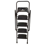 4 Step Ladder, Folding Step Stool with Non-Slip Wide Pedals, Soft Handle, Non-Slip Feet, Sturdy W2717P290420