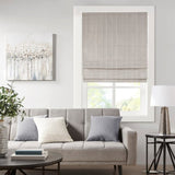 Basketweave Room Darkening Cordless Roman Shade B035129722