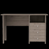 Jacksonville 3 Drawers Computer Desk with Open Storage Cabinet B128P148721