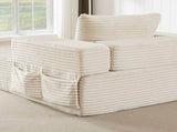 62.4-inch single-seater sofa a single-seater lounge chair with one back cushion and one throw W834P527479