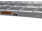 7.5ft Heavy Duty Three-section Aluminum Arched ATV UTV Ramp Silver 93428546
