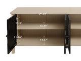 Sideboard Buffet Cabinet, Storage Cabinet with Storage,Modern Storage Cabinet with 4 Doors & W688P232758