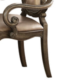 Vintage and Vintage Oak Tufted Arm Chair B062P209277