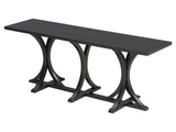 U-Style 59.8'' Wooden Console Table with Oak Veneer Top,Farmhouse Entryway Table with Rubber Wood N711P295300B