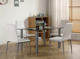 110cm Dining Table Tempered Glass Dining Table 62743713