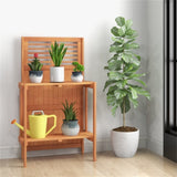 Foldable outdoor garden potted plant platform 59275264