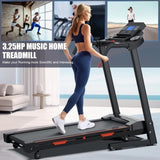 Auto Incline Treadmills for Home- foldble Treadmill 330 lb Capacity 3.5HP Folding Electric Treadmill 88614529