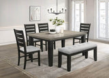 Contemporary Dining Chairs Set of 2 Light Gray Fabric Cushion Side Chairs Kitchen Dining Room B011P315734