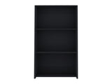 Bookcase 47" H, 3 shelves, Black B097P250875