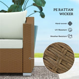Rattan Three-Seat Sofa 30847945