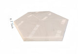 Hexagon Marble tile, White marble, natural marble,for wall and floor, polished marble tile, natural W1696P262341
