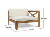 ALCOVE LSHAPE SOFA SET, BEIGE 63714.00BGE
