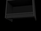Zachary Black 5-Shelf Slim Bookcase B062P175813