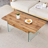 43.3-inch coffee table height-adjustment function combines rustic style W1512P316350