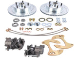Deluxe Disc Brake Conversion Kit Drilled/Slotted Fits for Chevy Biscayne Bel Air Impala Nomad Del 04487761
