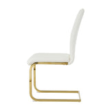 Modern dining table with PU cushion seat dining chair Living Room Chair Upholstered chair with W210P143670