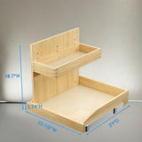Under Sink Organizers and Storage 22" W x 21" D, 2 Tier Pull Out Cabinet Organizer with Hard Close, T3210P277247