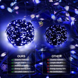 ZNTS Christmas Rope Lights,1000LED/328Ft Outdoor Decorative String Strobe with 8 Modes/Remote/IP67 75926382