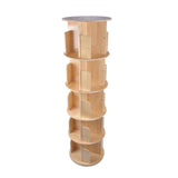 5 Tier Rotating Bookshelf 360 Display Spinning Bookshelf Revolving Bookcase 40321627