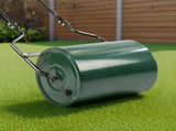 16in Heavy Duty Steel Lawn Roller, Garden Roller Can Be Filled with Water or Sand, Hand Roller with 81978928
