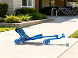 Blue Ride-On Drift Scooter for Kids Ages 4, 132 lbs Load Capacity, Smooth Rolling on Any Hard 59066003