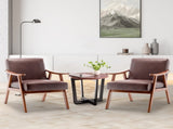 Mid-Century Modern Chair, Living Room Chair with Solid Wood Frame, Accent Chair Extra-Thick W2200P186179