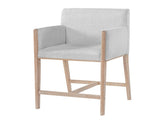 24'' Seat Height Upholstered Counter Stools with Arms for Kitchen Island/Dining Room, Set of 2 N780P354193N