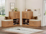 Multi functional Storage Cabinet with Bench & 73 Storage compartment, Adjustable layer board
, 33472359