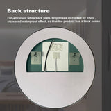 32inch Bathroom Led Classy Vanity Mirror with focused backplane,Black aluminum alloy frame,High W1992P211236
