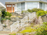 Handrails for Outdoor Steps, Iron Fits 3 Step, Transitional 06570033