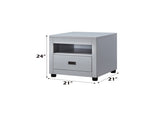Eleanor Dove Gray Finish End Table B2726P244377