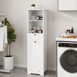 One-Compartment One-Drawer Tilt-Out Laundry Sorter Cabinet - White W1120P146259