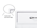 Two door Side Table-White W28203337