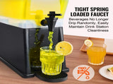 3-Gallon Beverage Dispenser with Stand, Spigot, and Lid Ideal for Serving Drinks at Events, 17861192
