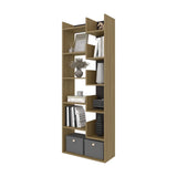 FM FURNITURE Perry Bookcase in Melamine with Open Storage B128P283292