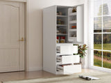 Kitchen Pantry Storage Cabinet,Food Pantry Cabinet with Doors ,shelves and drawers W331P295446