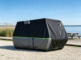 600D Waterproof Oxford Golf Cart Cover, Full Coverage for 22 / 4 Passenger Club Car, PU Coated with 09499555