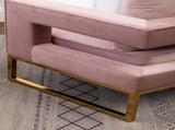 Lenola Contemporary Upholstered Accent Arm Chair, Pink T2574P164512