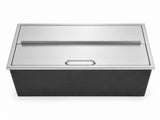 Drop-In Ice Chest, Stainless Steel Ice Storage Box with Sliding Lid and Drain Hose, Ice Bin for 50601317