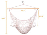 2pcs Hanging Rope Air/Sky Chair Swing beige 62053373